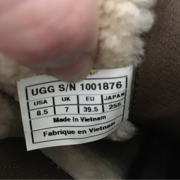 UGG Beige Suede Buckle Cydnee Riding Boots - Picture 12 of 12